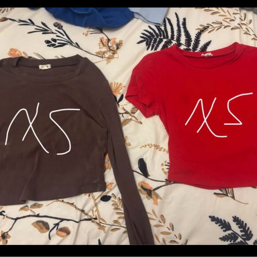 Garage, brandy Melville, and ardene shirt lot